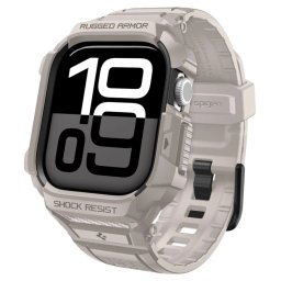 Pouzdro s řemínkem Spigen Rugged Armor Pro V2 Apple Watch 10/11 46mm - Dune Beige