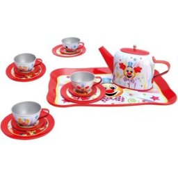Bino Dětský čajový set, červený