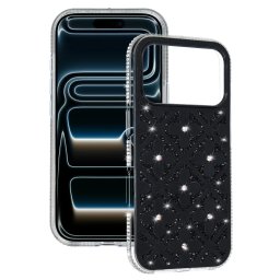 Kryt CASE Flower pro iPhone 17 - Černá
