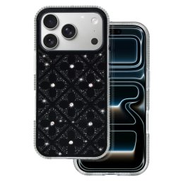 Kryt CASE Flower pro iPhone 17 Pro Max - Černý