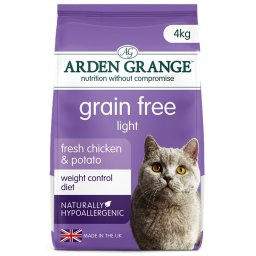 Arden Grange Cat Light kuře+brambory 4 kg