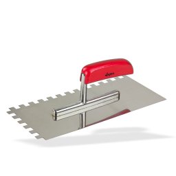 DEMA Hladítko nerezové zubové 10 mm 130x280mm GK10 20309D