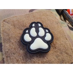 JACKETS TO GO nášivka K9 psí tlapa plastová velcro GLOW IN THE DARK