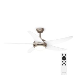 Klarstein Stropní ventilátor Bolero s osvětlením | 132 cm | 35 W | Tichý provoz | Dřevo
