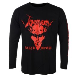 tričko pánské s dlouhým rukávem VENOM - BLACK METAL - (RED) - PLASTIC HEAD - PH13375LS
