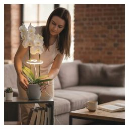 EMOS Z7902 LED GROW pěstební lampa 8 W, časovač, stmívatelná