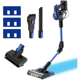 TESLA PureStar E70 Aqua Pro bezdrátový tyčový vysavač 3v1 šedý/modrý