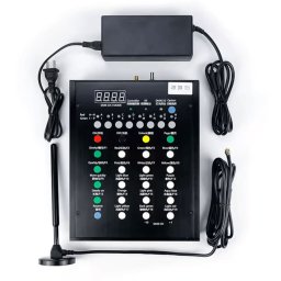 DMX ovladač pro LED náramky - dosah 800m + 10 zón + DMX512 ovládání - barevné a efektové presety