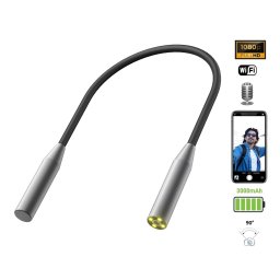 Sportovní kamera ohebná endoskopická multifunkční 360°+ Husí krk + FULL HD s WiFi + 64 GB paměť