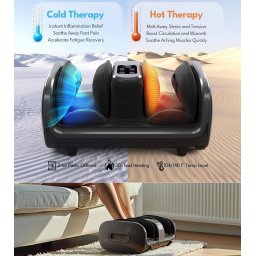 Masážní přístroj na nohy - Shiatsu masáž nohou s teplem a chlazením