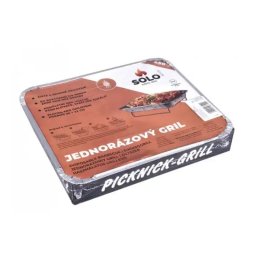 SOLO Jednorázový gril 30x23 cm 400 g 31410321
