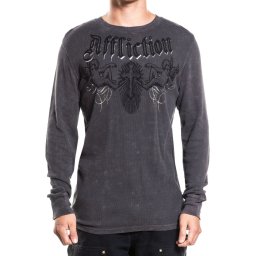 tričko pánské s dlouhým rukávem (termo) AFFLICTION - ALTER - A29204-CHLV
