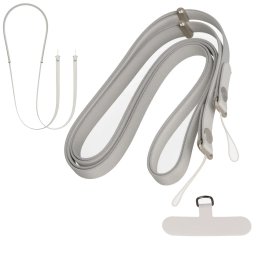 Toptel Crossbody Strap nastavitelný magnetický popruh na mobil - Šedý