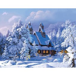 Gaira® Malování podle čísel Zima M99121