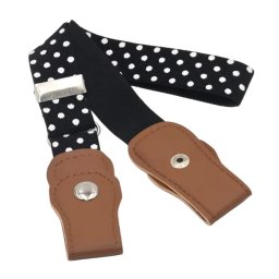 Gaira® Dětský opasek Elastic 7014, Barva černá