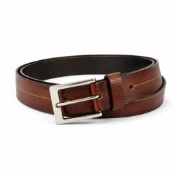 Gaira® Kožený opasek 78001, Barva tmavě hnědá