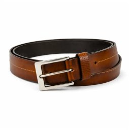 Gaira® Kožený opasek 78001, Barva světle hnědá