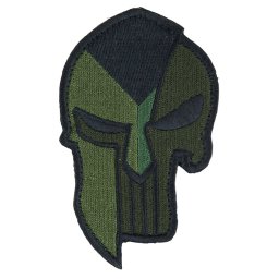 MILITARY RANGE nášivka vlajka ČR + SPARTAN PUNISHER velcro ZELENÁ