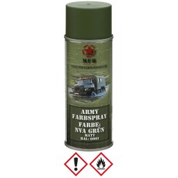 MFH barva ARMY ve spreji 400ml NVA ZELENÁ