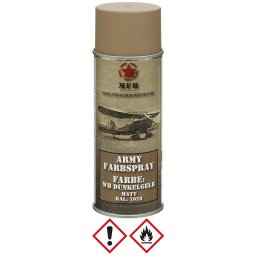 MFH barva ARMY ve spreji 400ml WH DUNKELGELB