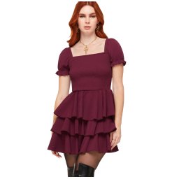 šaty dámské KILLSTAR - Thorned Kiss - Purple - KSRA014275
