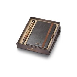 Sheaffer 9428-S1 VFM Coffee edition sada kuličkové pero a linkovaný zápisník A6