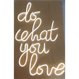 LED dekorační nápis - DO WHAT YOU LOVE