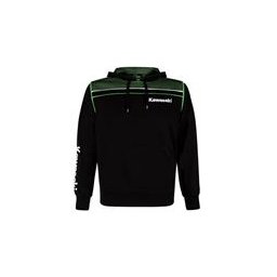 Kawasaki SPORTS 2018 mikina s kapucí černá -M