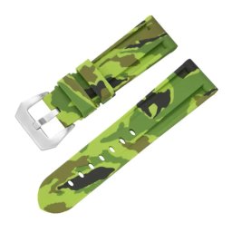 Gaira® Řemínek na hodinky Camouflage 3355-42, Šířka řemínku 22 mm