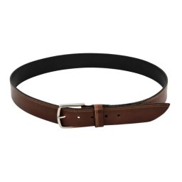 Gaira® Kožený opasek 78003, Barva tmavě hnědá
