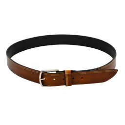 Gaira® Kožený opasek 78003, Barva světle hnědá