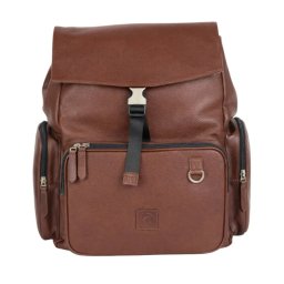 Gaira® Kožený batoh 58019, Barva tmavě hnědá