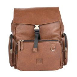 Gaira® Kožený batoh 58019, Barva světle hnědá