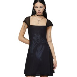 šaty dámské KILLSTAR x ELVIRA - Mistress Of The Dark - Black - KSRA014139