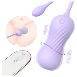 Sex HD Twist Egg - vibran vajko s pirenm - fialov