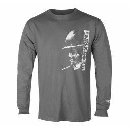 tričko pánské s dlouhým rukávem The Offspring - Skull - Charcoal - RTTOSLSCHSKU