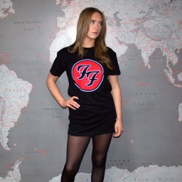 šaty dámské Foo Fighters - Logo - ROCK OFF - FOODRS04LB