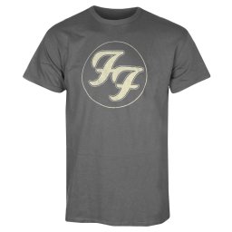 tričko pánské Foo Fighters - Gold FF Logo - ROCK OFF - FOOTS08MC