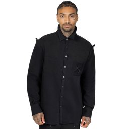 košile pánská KILLSTAR - Burning Light - Black - KSRA013859