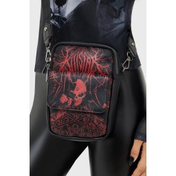 taška KILLSTAR x ALCHEMY - Headstone Crossbody - Black/Red - KSRA013367