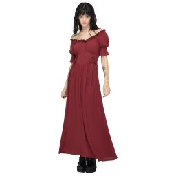 šaty dámské KILLSTAR - Jocasta - Red - KSRA013679