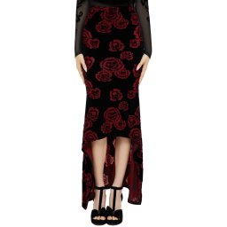 sukně dámská KILLSTAR - Pandora's Rose - Black/Red - KSRA013585