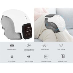 Masážní přístroj na kolena + loket s vyhříváním + vibrací + infra teplem