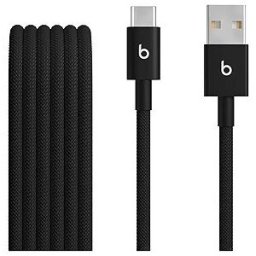 Apple Beats USB-A to USB-C Woven Cables (1.5m) - Bolt Black (2-Pack)