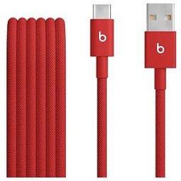 Apple Beats USB-A to USB-C Woven Cable (1.5m) - Rapid Red
