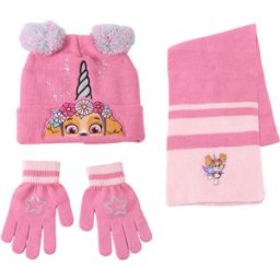 Cerda Paw Patrol: Skye - čepice, rukavice, šála