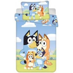 Jerry Fabrics Povlečení do postýlky Bluey 004 baby 100 × 135, 40 × 60 cm