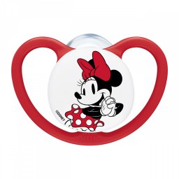 Dudlík NUK Perfect Match Air Disney Mickey Mouse 0-6 měsíců red, vel. 0-6 m