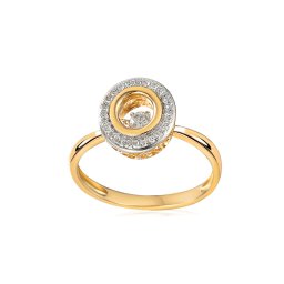 Briliantový prsten 0.160 ct Dancing Diamonds IZBR546Y