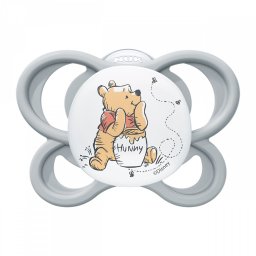 Dudlík NUK Perfect Match Air Disney Medvídek Pú 0-6 měsíců grey, vel. 0-6 m